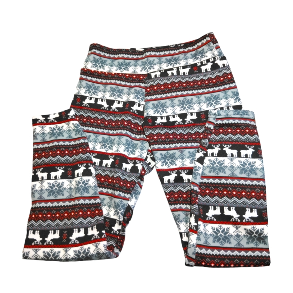 Let it Snow Soft Christmas Leggings Nwot